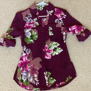 Express XS long sleeve blouse